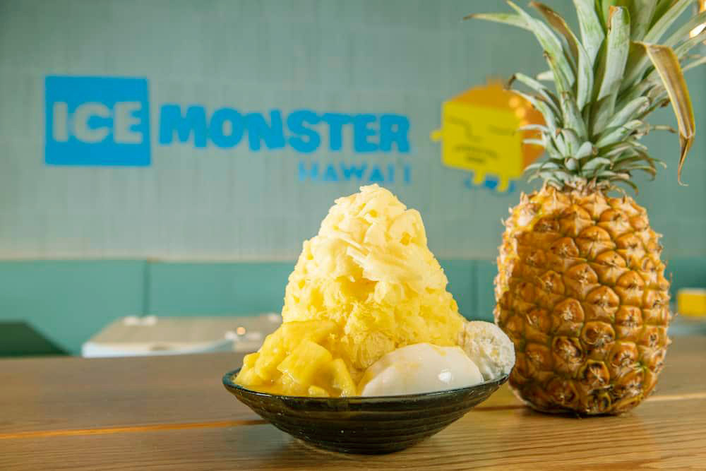 Pineapple ice cream hawaii