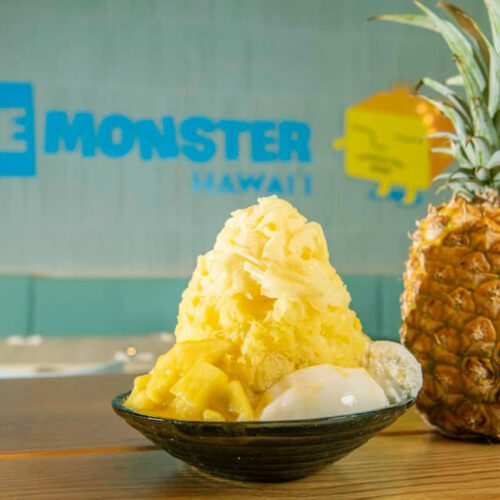 Pineapple ice cream japan by raja group